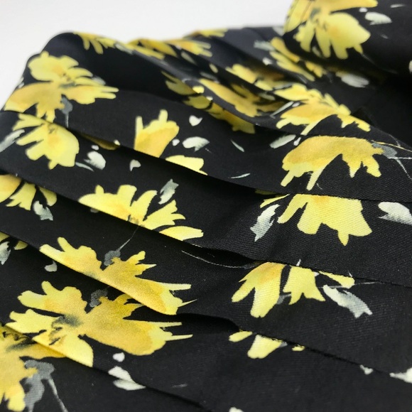 Derek Lam black Floral midi Dress size 4 - Picture 10 of 10